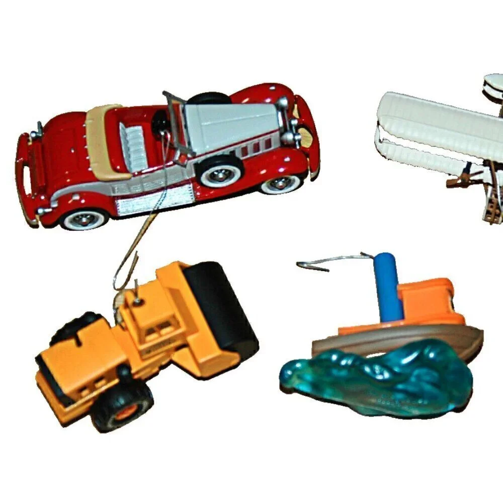 Hallmark Ornaments TONKA Cadillac Kitty Hawk Fly Scuffy Tugboat